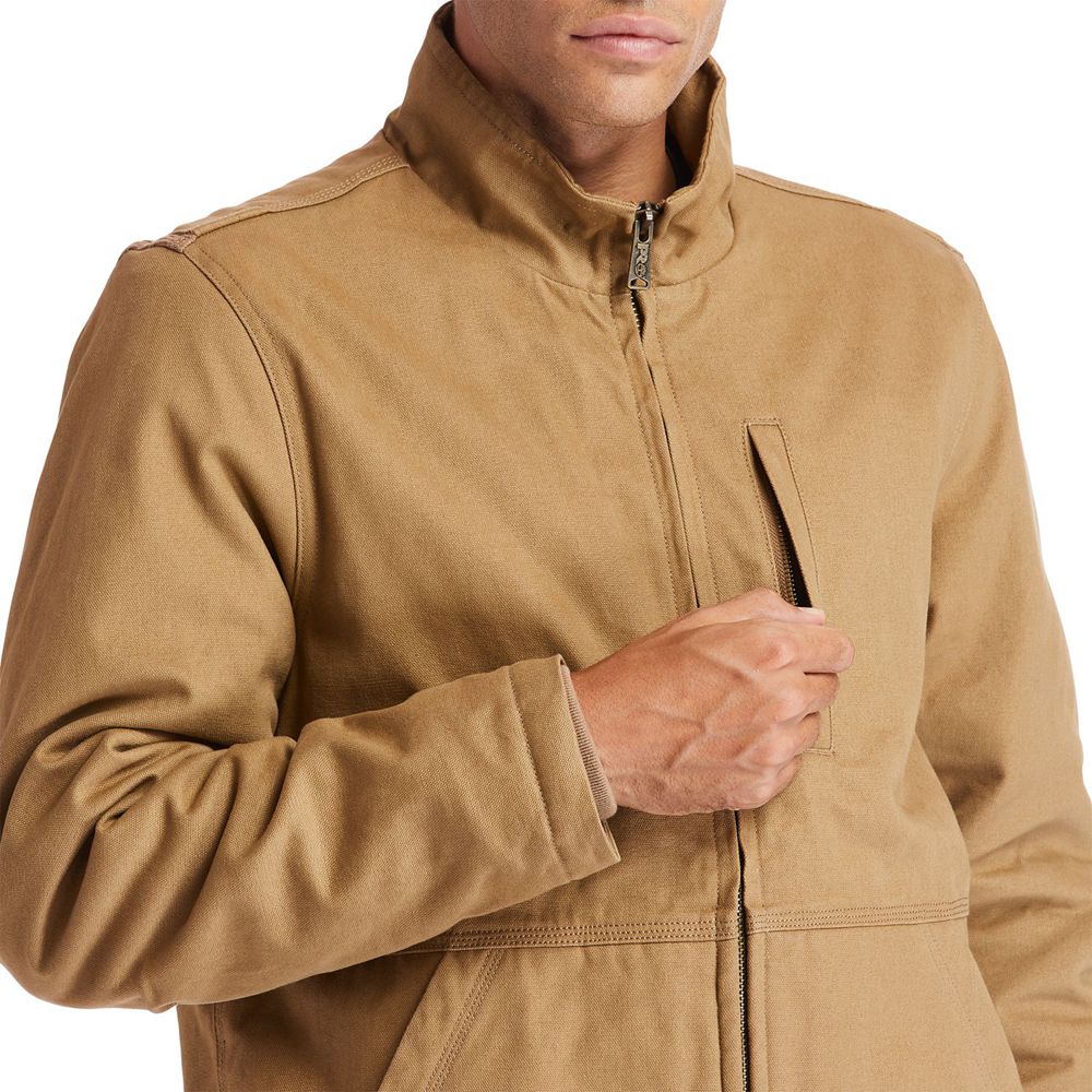 Timberland Mens Jackets PRO® Gritman Lined Canvas - Brown - India AK0175486